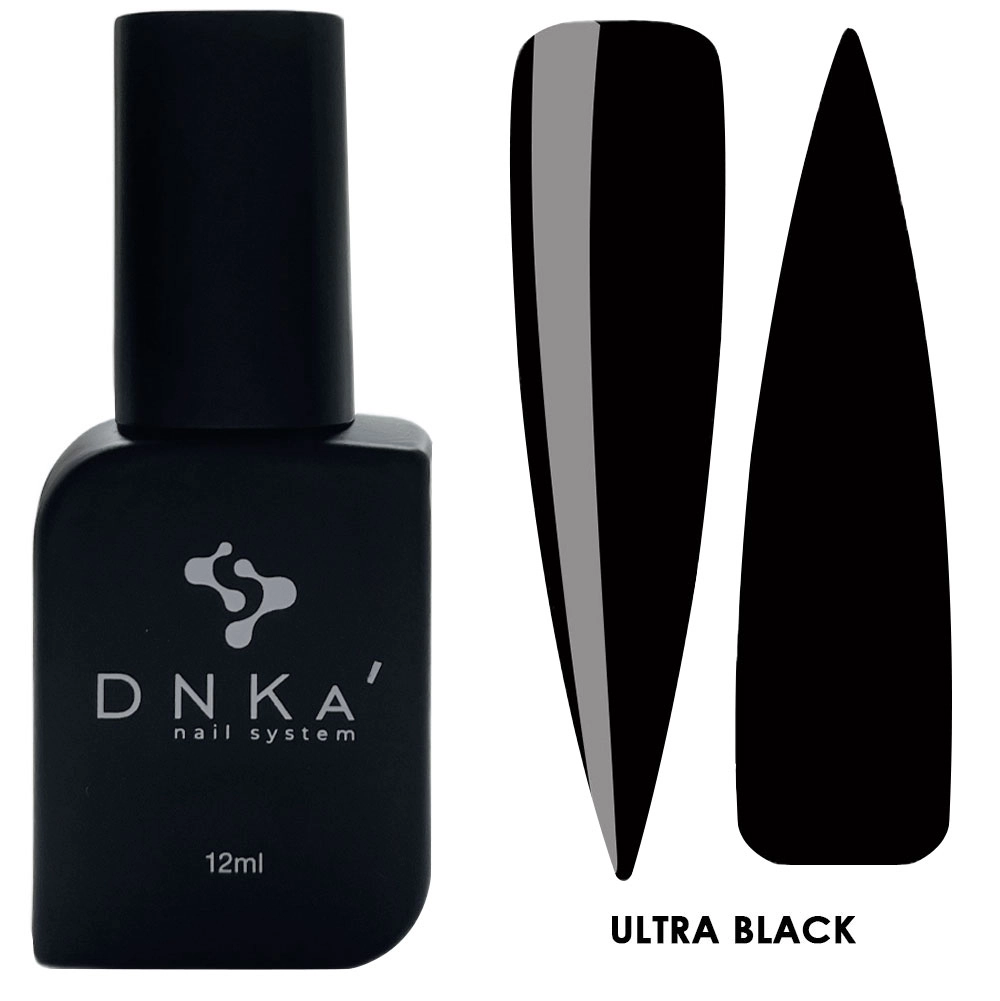 COLOR GEL POLISH DNKa 12ml GPDUB ULTRA BLACK